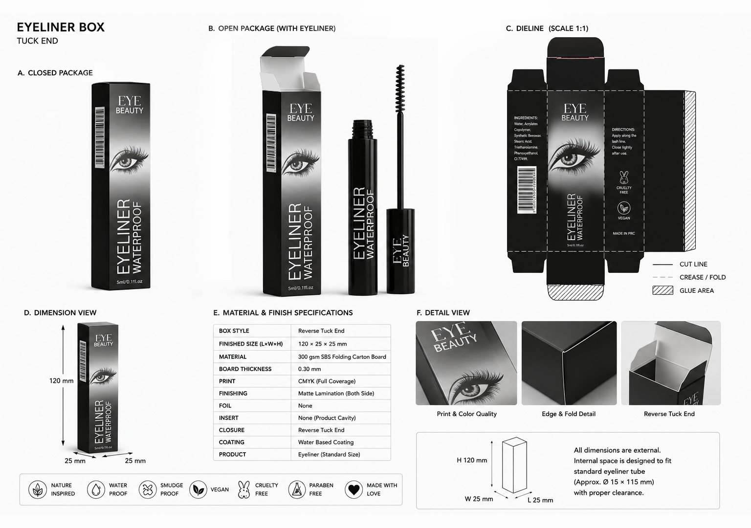 Eyeliner Boxes - BoxesMe